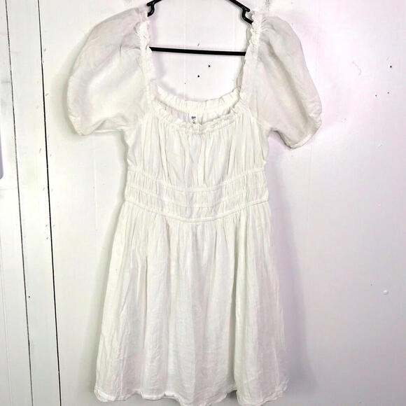 BP Nordstrom Dress Womens Small Milkmaid Cottagecore Angel Natural Cotton - Picture 1 of 8